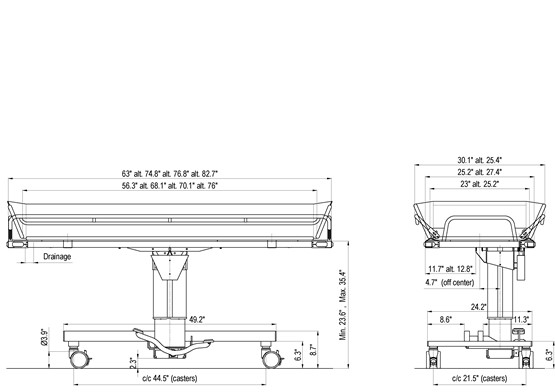 Duschvagn 2000 broschyr inches